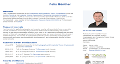 Desktop Screenshot of felixguenther.info